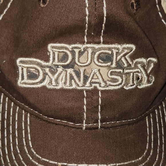 Duck Dynasty Camo Baseball Cap Brown Outdoor‎ Cap Hunting Fishing Men Adjustable - Picture 2 of 9
